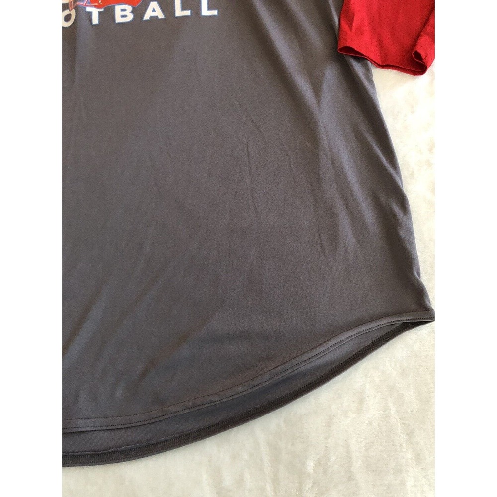 Augusta Sportswear Adult 2XL Gray Moisture Management Dubuque Senior Football - Picture 6 of 11
